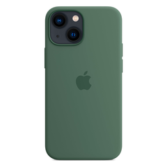 Силиконовый чехол с поддержкой MagSafe Apple Silicone Case для iPhone 13 mini, Eucalyptus (Эвкалипт)