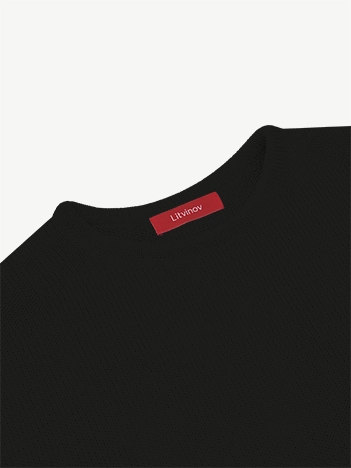 Джемпер оверсайз из экохлопка