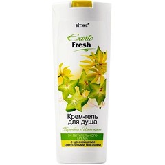 Крем-гель для душа Карамбола и иланг-иланг , 500 мл ( Exotic Fresh )