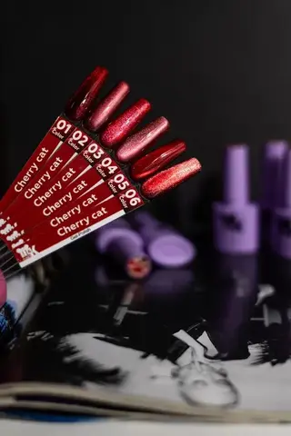 М&К гель лак Cherry cat 01