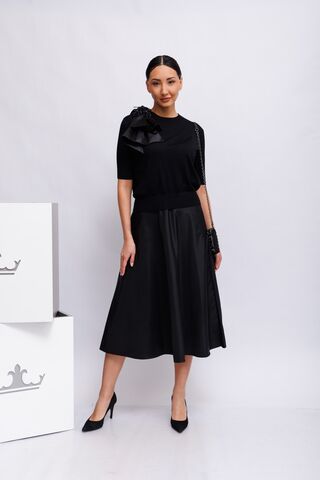 Dorothee Schumacher Джемпер из мериносовой шерсти, декорированный бантом, с сертификацией Mulesing Free