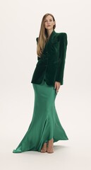 Жакет с шалькой