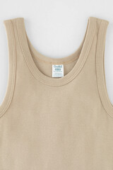 майка  для мальчика  К 1182-2уп/папоротник,темно-бежевый