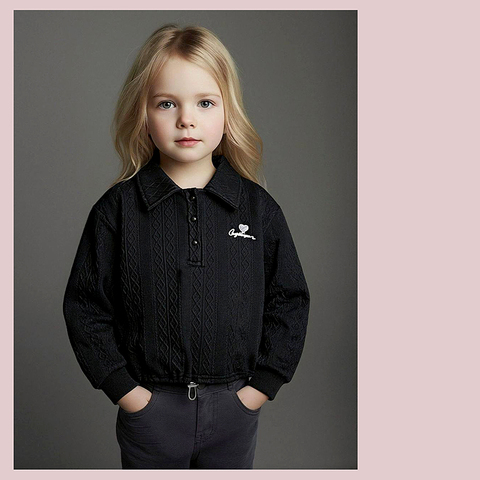 Джемпер девочке (6-10) 260216-FW681