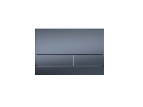 Aquatek KDI-0000054 KDI-0000054(030С) Панель смыва нержавеющая сталь/PVD, цвет оружейная сталь (клавиши прямоугольные) 169*250*2.2 мм