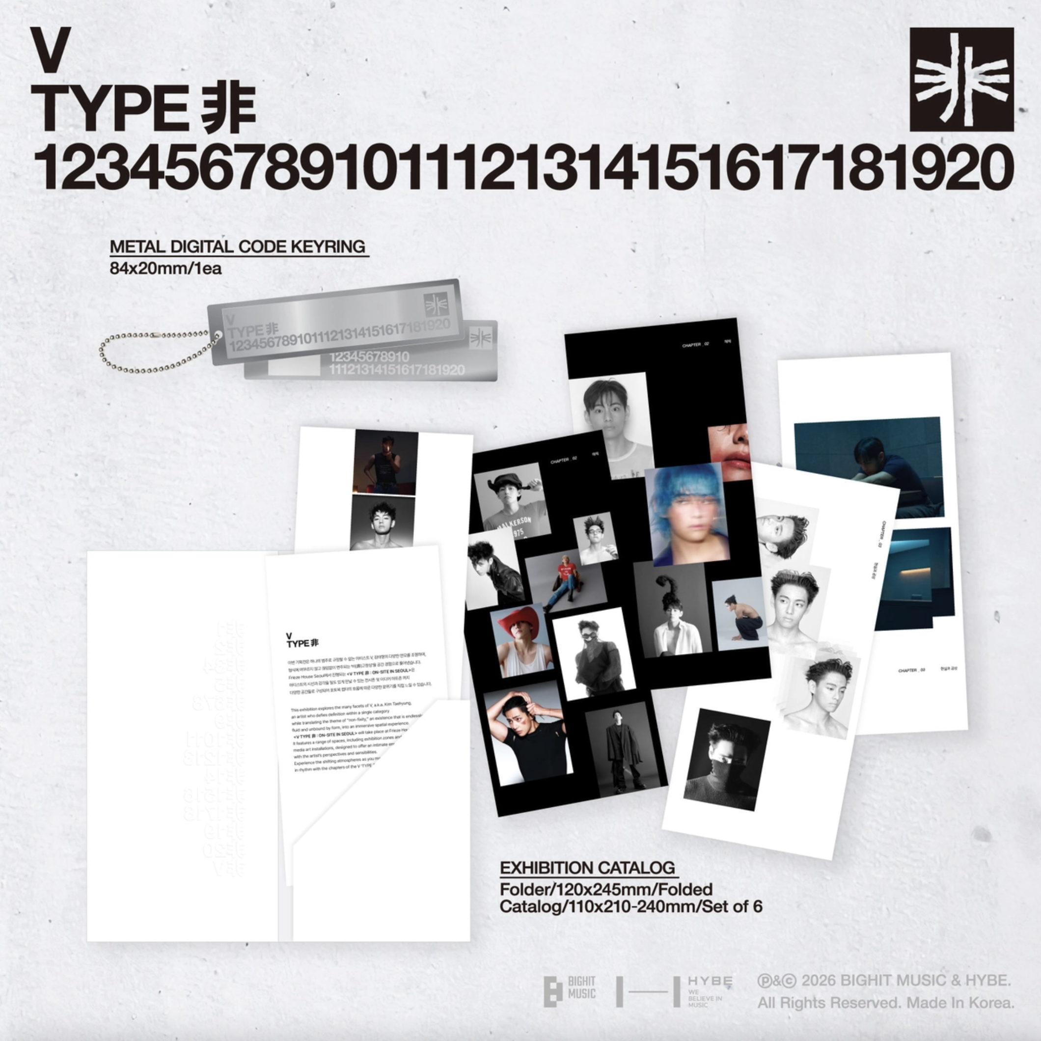 Купить Мерч BTS - [V TYPE 非 : ON-SITE IN SEOUL] MD ART BROCHURE