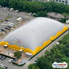 Надувной зал с ледовым катком «Ледовый Холл», 61×30×14 м