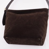 Сумка Саломея 485 эко-замша кофе