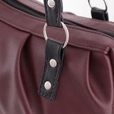 Сумка Саломея 149 наппа бордо + черный