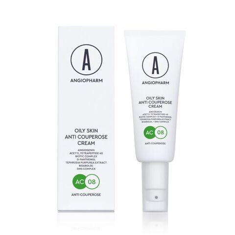 ANGIOPHARM АНТИКУПЕРОЗНЫЙ КРЕМ ДЛЯ СЕБОПРОФИЦИТНОЙ КОЖИ, 50 мл. | ONLY SKIN ANTI–COUPEROSE CREAM