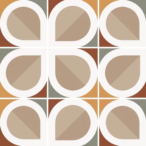 Equipe Bauhome Blatt Warm 20x20