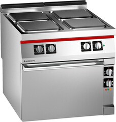 Плита электрическая напольная c 4 конфорками и духовым шкафом Angelo Po 1N1PE4EL