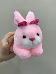 Мягкая игрушка Зайчик розовый