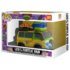 Фигурка Funko POP! Rides TMNT Mutant Mayhem Leo In The Turtle Van (Exc) (301)