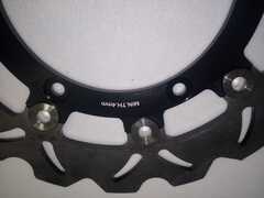 Диск тормозной передний лепестковый на Aprilia ETV CAPO NORD/ABS 2001-2008 г.в.