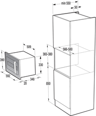 Микроволновая печь Gorenje BM235ORAB