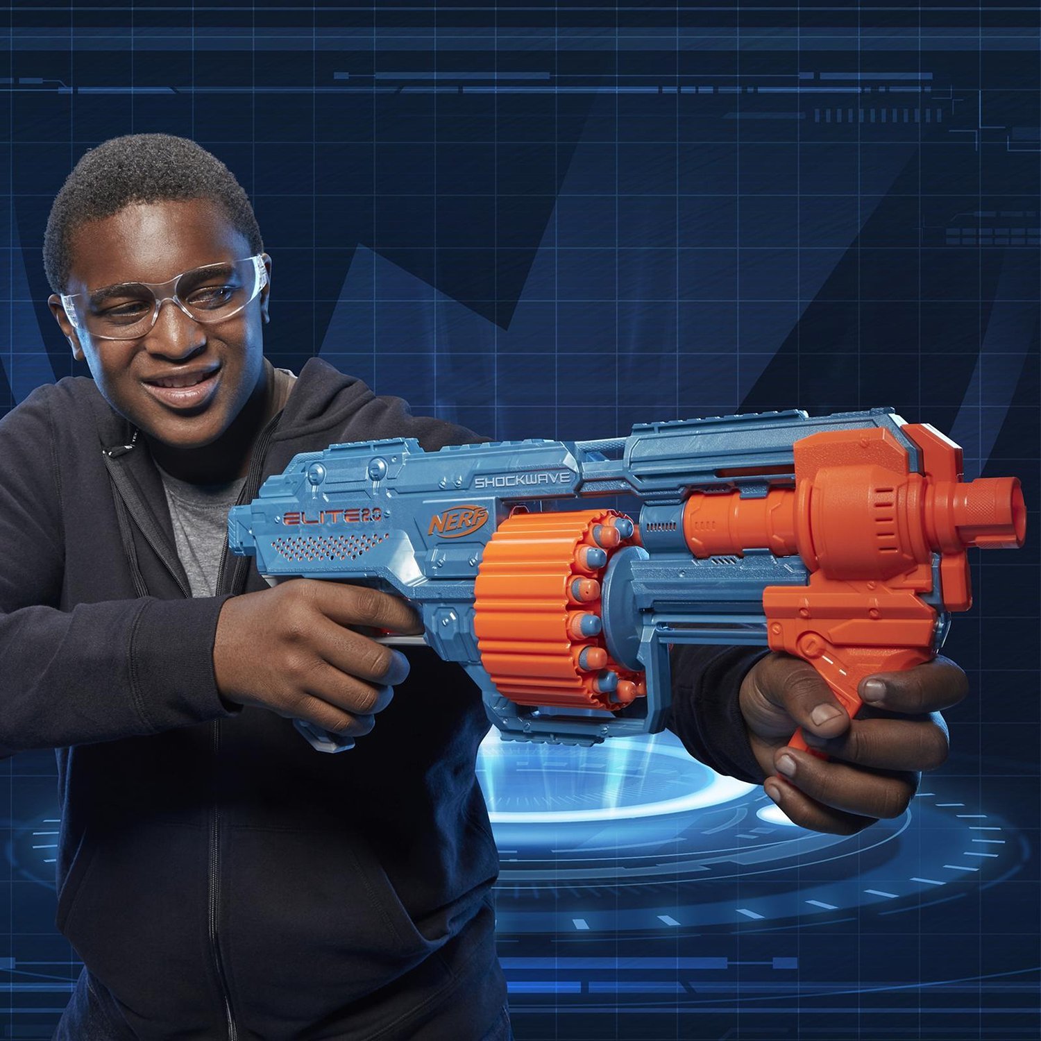 Nerf бластер Шоквэйв RD-15 Elite 2.0