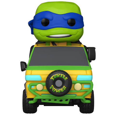 Фигурка Funko POP! Rides TMNT Mutant Mayhem Leo In The Turtle Van (Exc) (301)