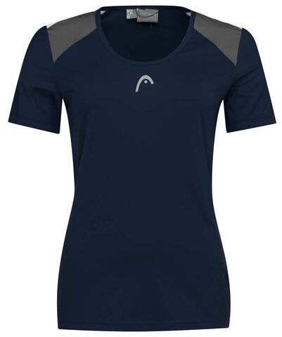Женская теннисная футболка Head Club 22 Tech T-Shirt W - dark blue