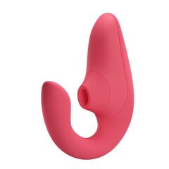 Розовый вибромассажер для двойной стимуляции Womanizer Blend - 