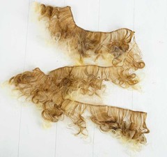 Волосы для кукол, трессы кудри-локоны 15 см*1 метр.
