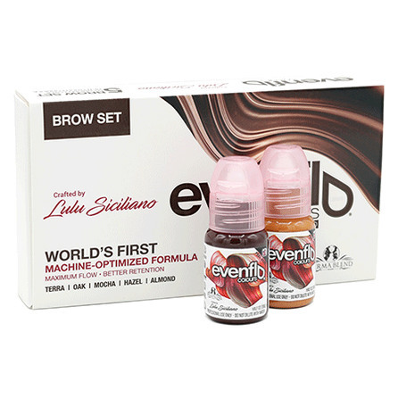 Набор  "Even Flo Brow Set" для татуажа бровей Permablend