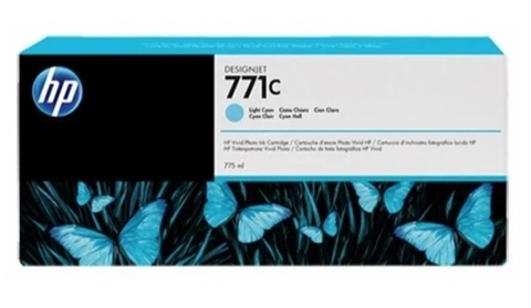 Оригинальный картридж HP B6Y12A 771C голубой