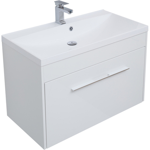 Aquanet 274019 Тумба Августа 90 цв.белый (ручка хром) (274019)