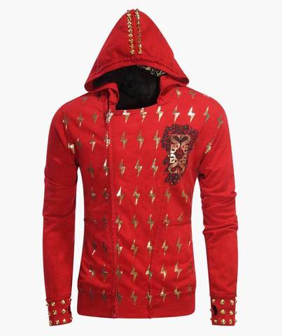 The Saints Sinphony | Худи мужское LIGHTNING ZUES HOODIE RED TS2915 перед