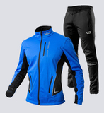 Утеплённый лыжный костюм 905 Victory Code Speed Up Blue A2/A3 без лямок мужской