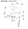 Remer X20RP Смеситель для биде Remer X Style X20RP, медь брашированная