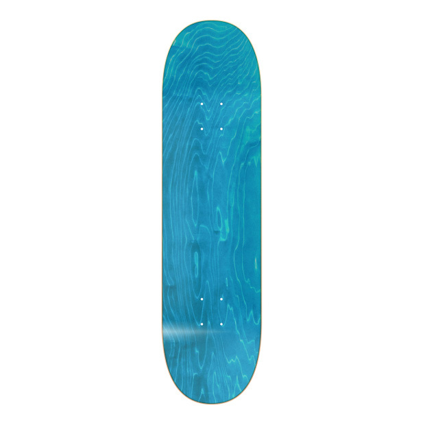 Дека для скейтборда АБСУРД x CAPTEK Цветок (Синий)