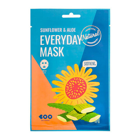 Dearboo Sunflower & Aloe Every Day Mask - Маска для лица успокаивающая