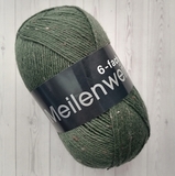 Пряжа Lana Grossa Meinlenweit 6-ply 150 Tweed 9240 хаки