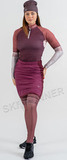 Элитный лыжный комплект жилет + юбка женский Noname Ski Vest-Skirt Red/Dk Rasberry