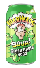 Газированный напиток WarHeads со вкусом зеленое яблоко
