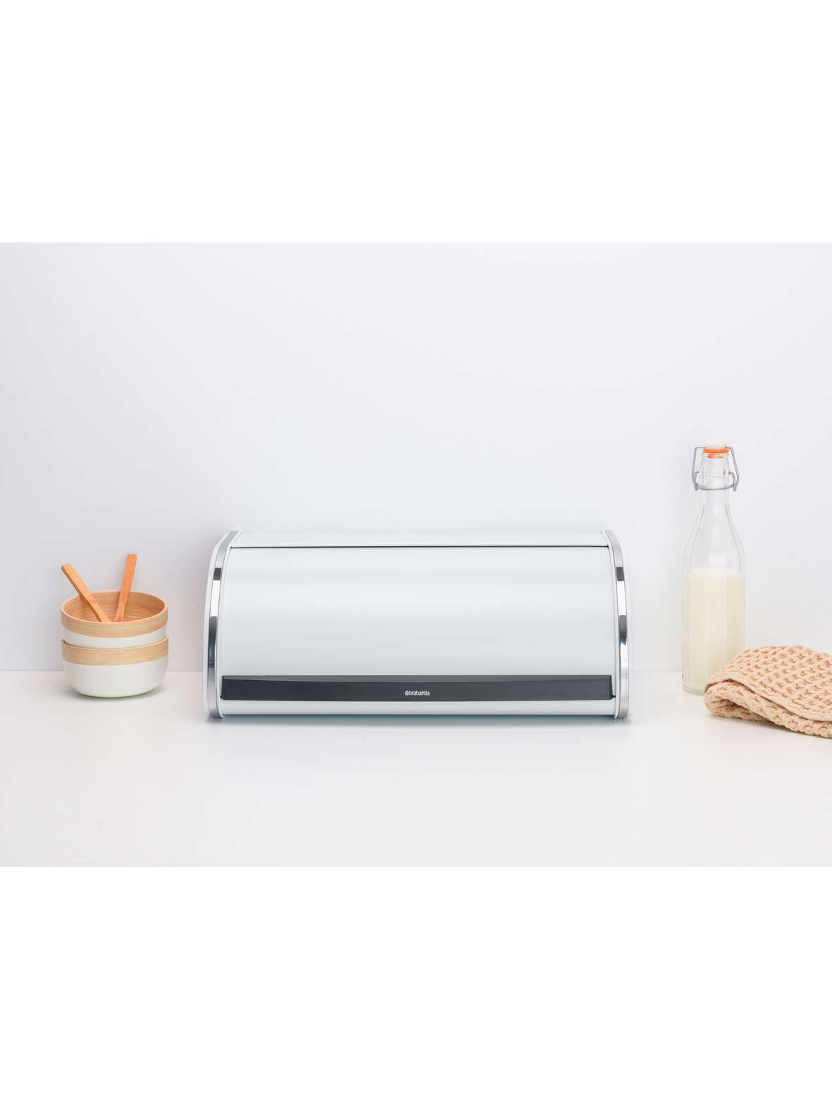 Хлебница со сдвигающейся крышкой, Белый, арт. 236747 - фото 2