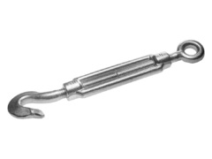 ЗУБР DIN 1480, М20, кованая натяжная муфта, 1 шт, талреп крюк-кольцо, Профессионал (4-304355-20)