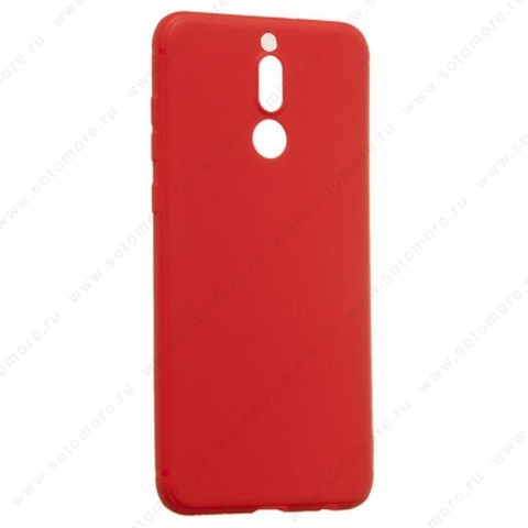 Накладка силиконовая Soft Touch ультра-тонкая для Huawei Nova 2i красный
