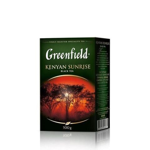 купить Чай черный листовой Greenfield Kenyan Sunrise, 100 г (Гринфилд)