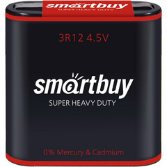 Батарейки Smartbuy солевая 3R12/1S 1шт/бл (SBBZ-3R12-1S)