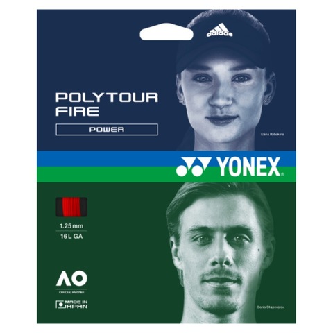 Струны Yonex POLY TOUR FIRE POWER RED (1.2мм / 12м)