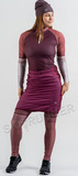 Элитный лыжный комплект жилет + юбка женский Noname Ski Vest-Skirt Red/Dk Rasberry