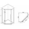 Abber Ewiges Wasser AG05080M Душевой уголок, 80x80x195, цвет: хром
