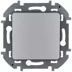 INSPIRIA Переключатель 1-кл. промежуточ. алюминий 673682