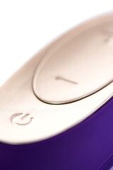 Фиолетовый вибратор для пар Partner Plus Remote с пультом ДУ - 