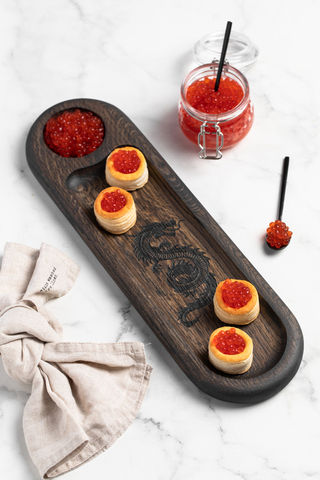 Antipasti Oak Pedestal Serving Board