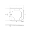 Унитаз безободковый подвесной BelBagno MARMI BB052CHR