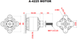 Двигатель SCORPION A-4225-250kv V2