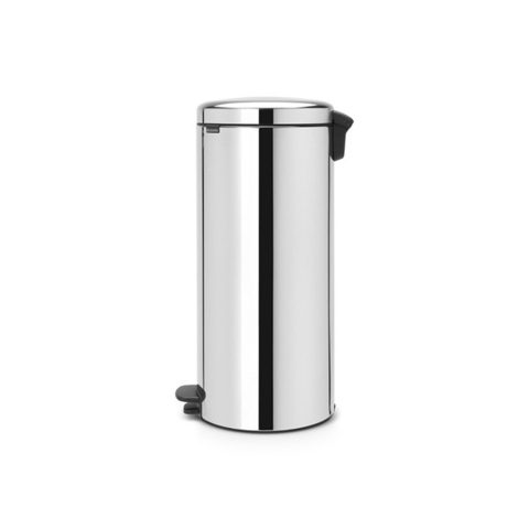 Ведро для мусора Brabantia NewIcon с металлическим внутреннем ведром полированная сталь 30л